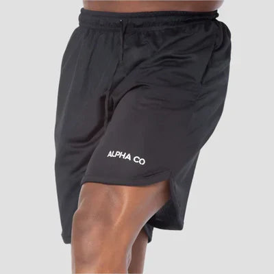 Kit 3 Camisetas Dry Fit Preto + 3 Bermudas Pretas