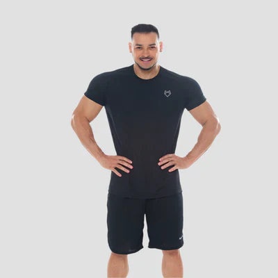 Kit 6 Camisetas Pretas de Treino