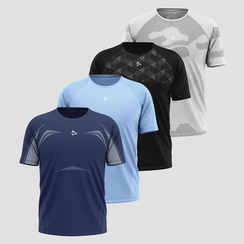 Kit 4 Camisetas Apex Alta Performance