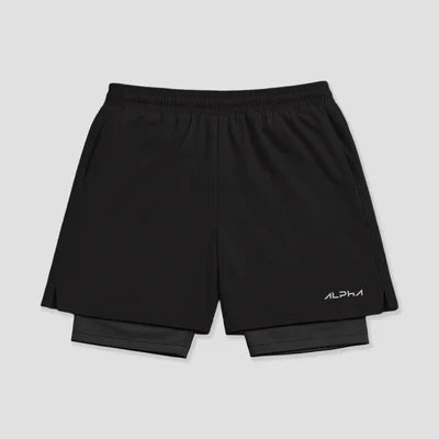 Kit 2 Bermudas Compressão Vinho e Preto