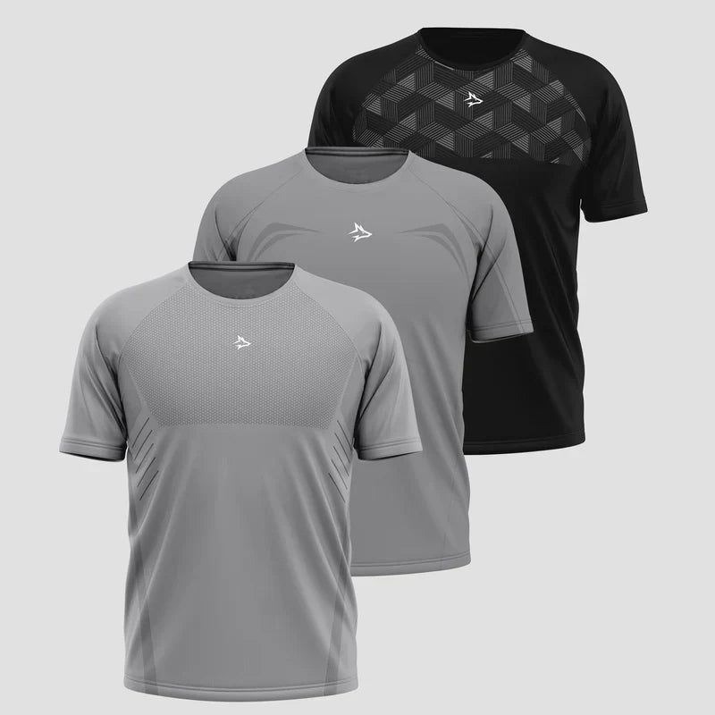 Kit 3 Camisetas Apex Masculinas